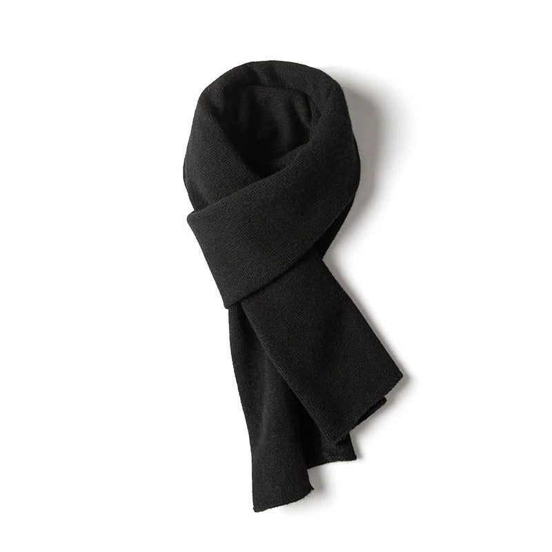 Cashmere Wrap Scarf -Classic Black