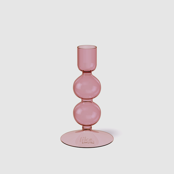 Candleholder Grape Borosilicate Glass 13.5cm