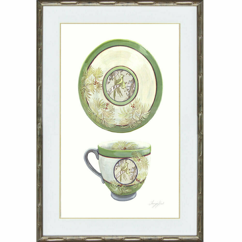 Tea Time 4 Art Print Framed