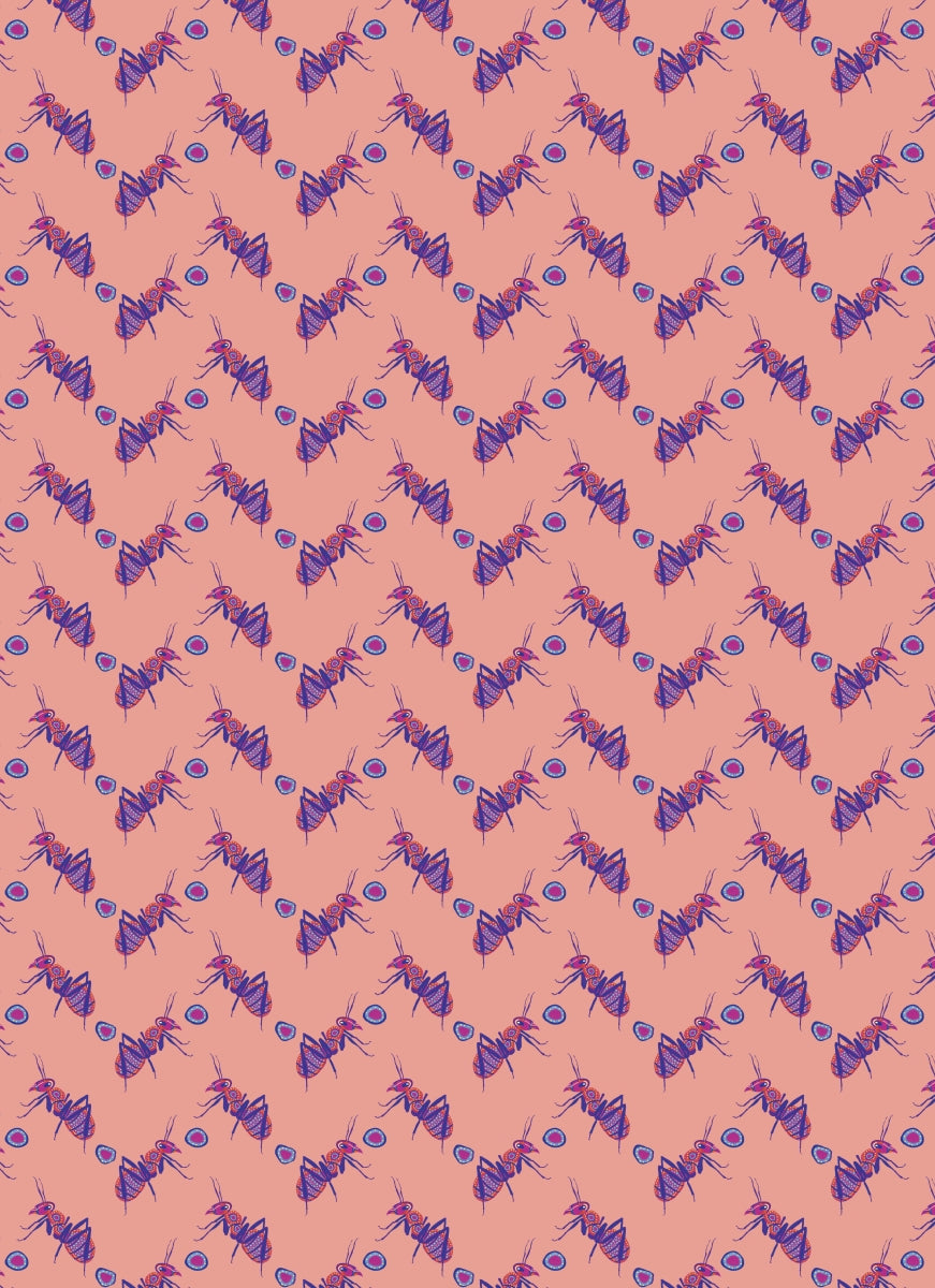 Birds & Bugs Wrapping Paper Book