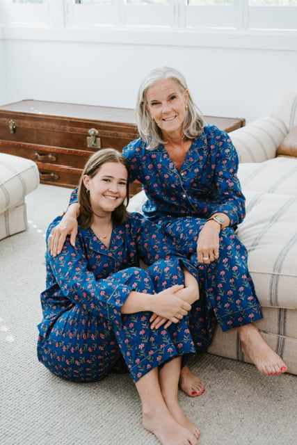 Flora Block Print PJs