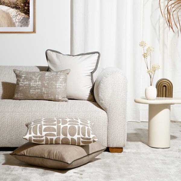 Cushion Cappuccino Mohair Rectangle