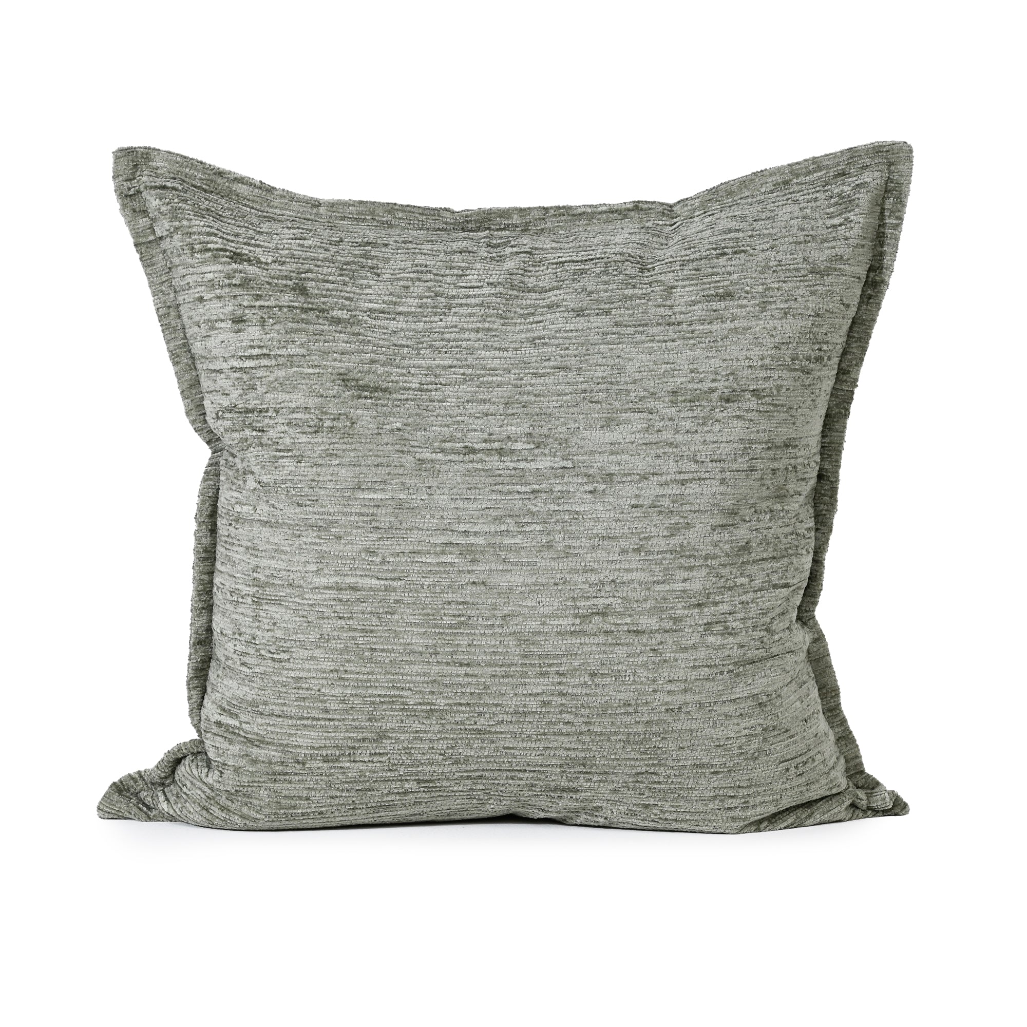 Ruffled Sage Cushion - Square