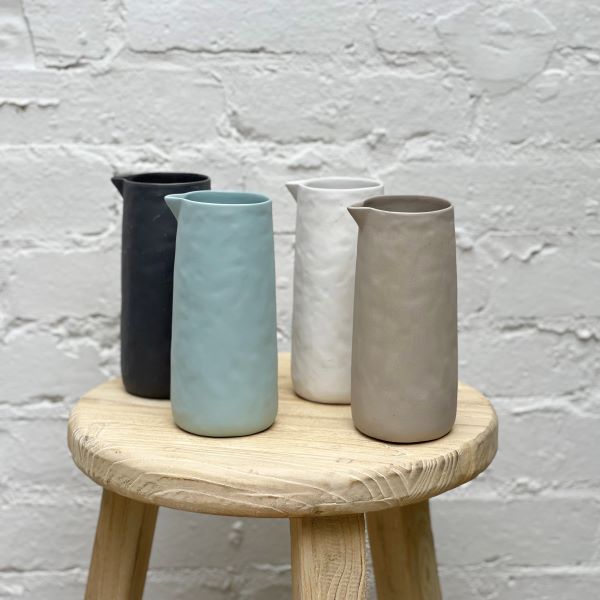 Jug No Handle Flax 19cm