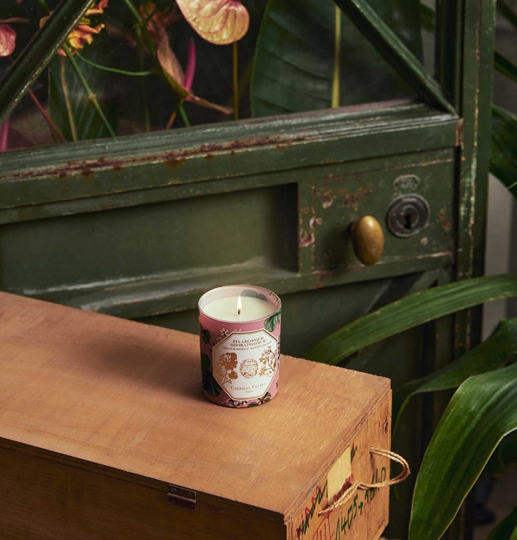 Carriere Freres Museum Geranium Candle