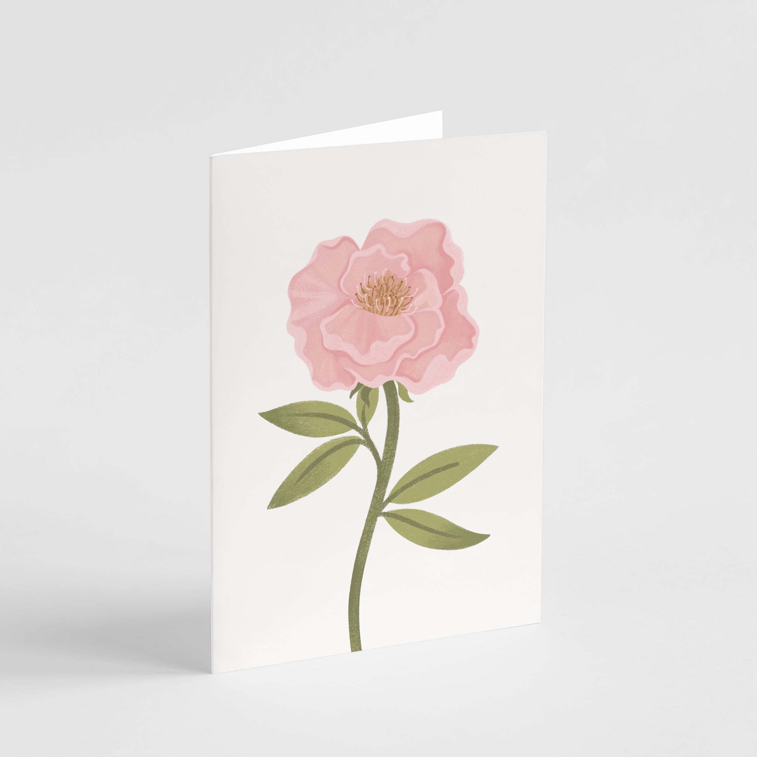 Mini Card : Peony