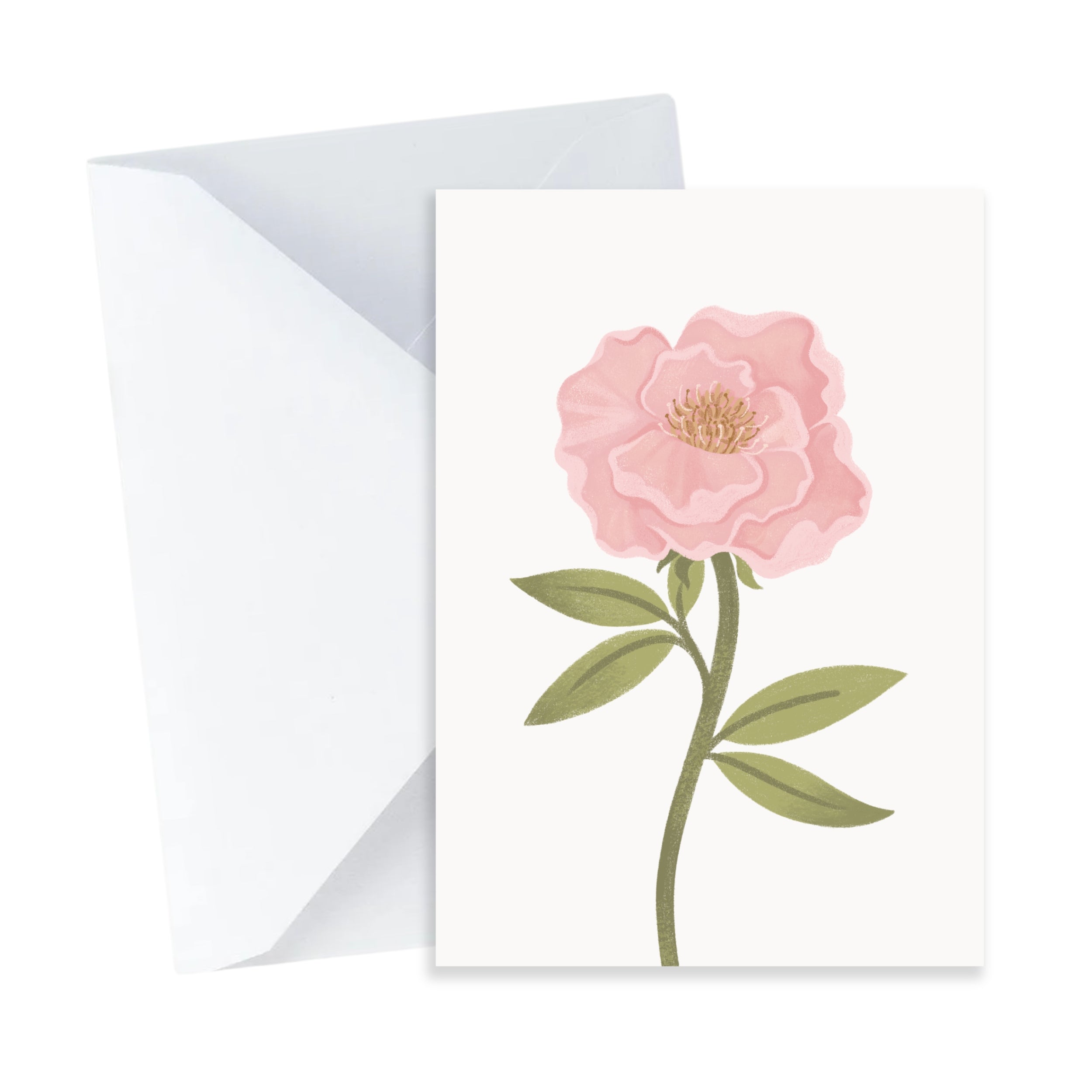 Mini Card : Peony