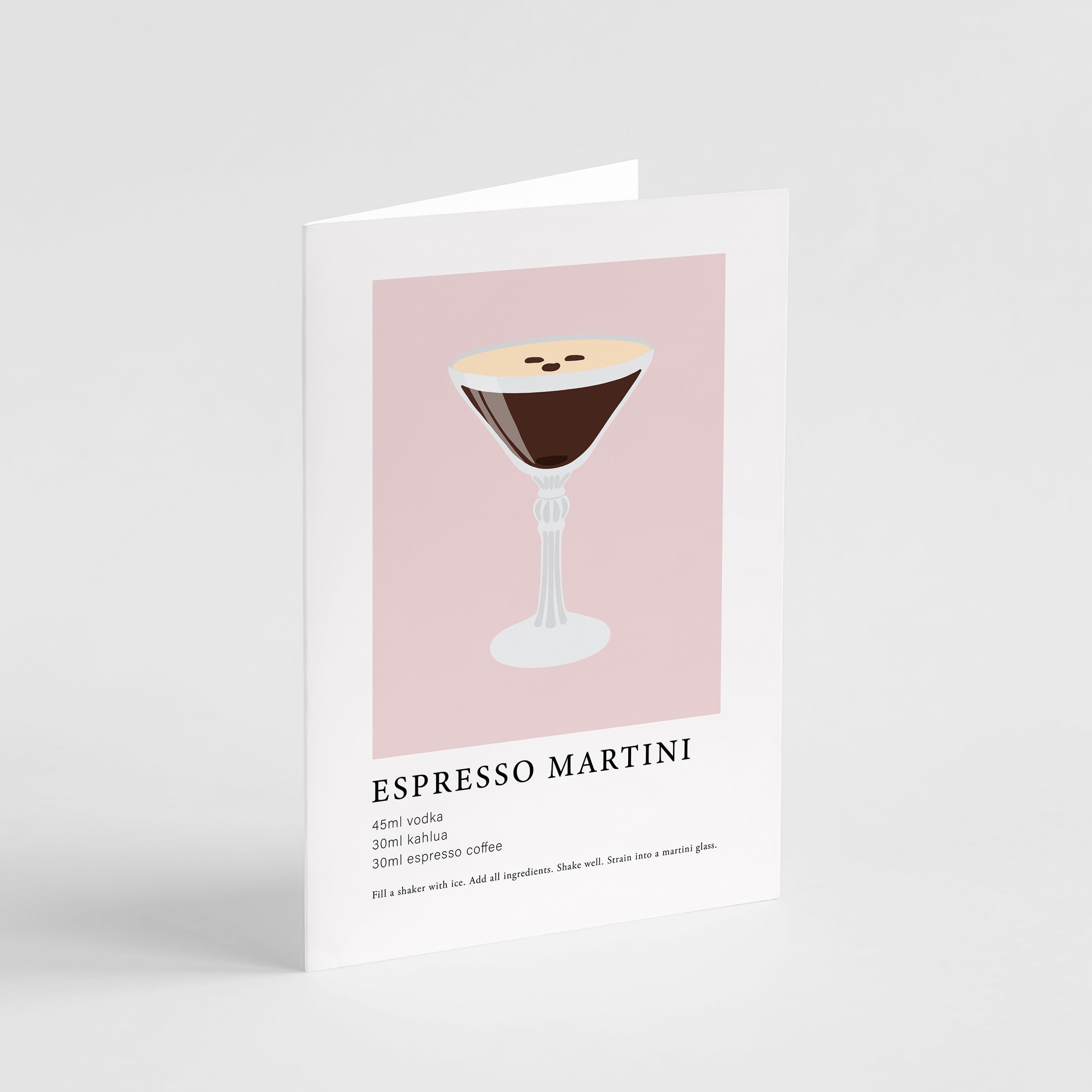 Card - Espresso martini