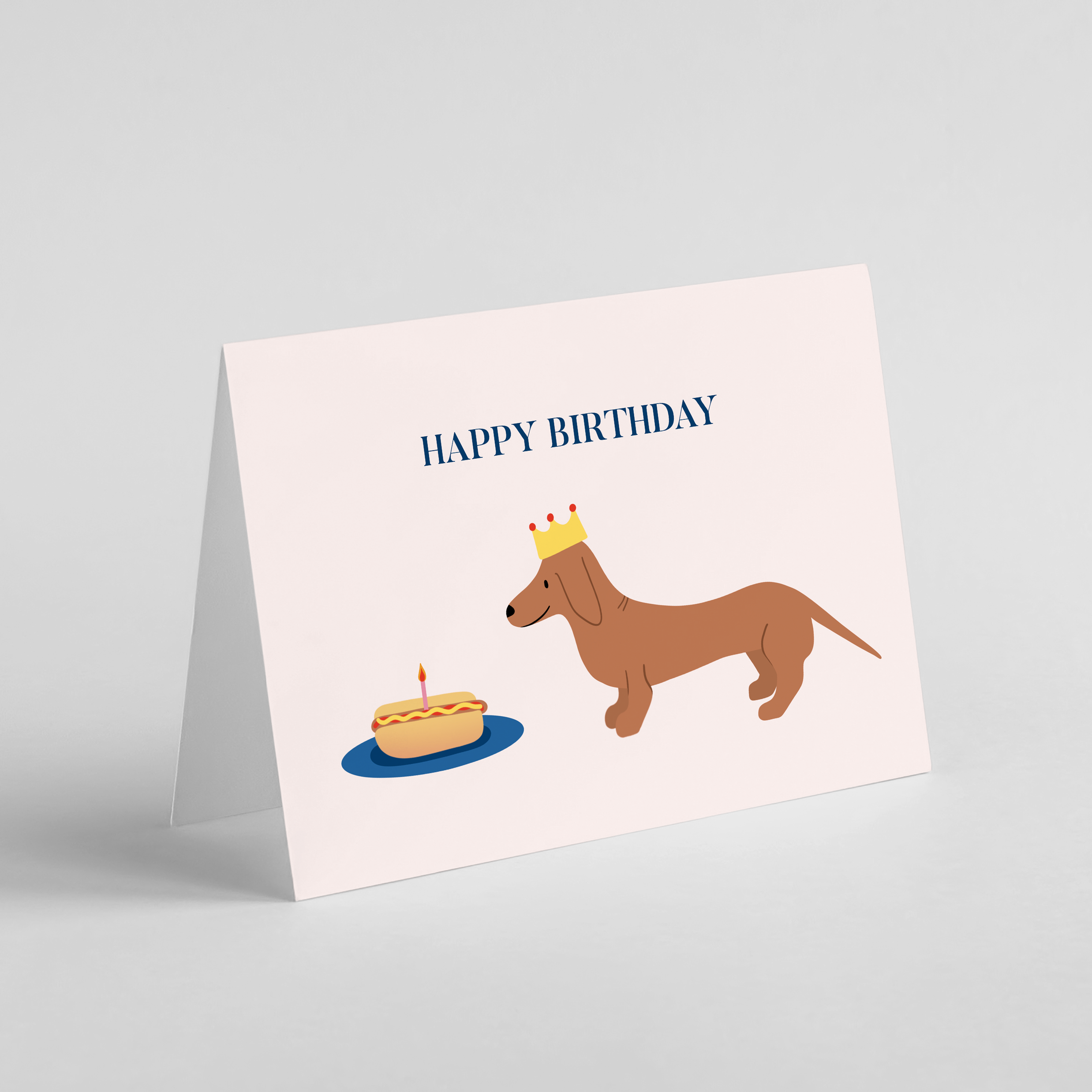 Card : Sausage Dog Birthday