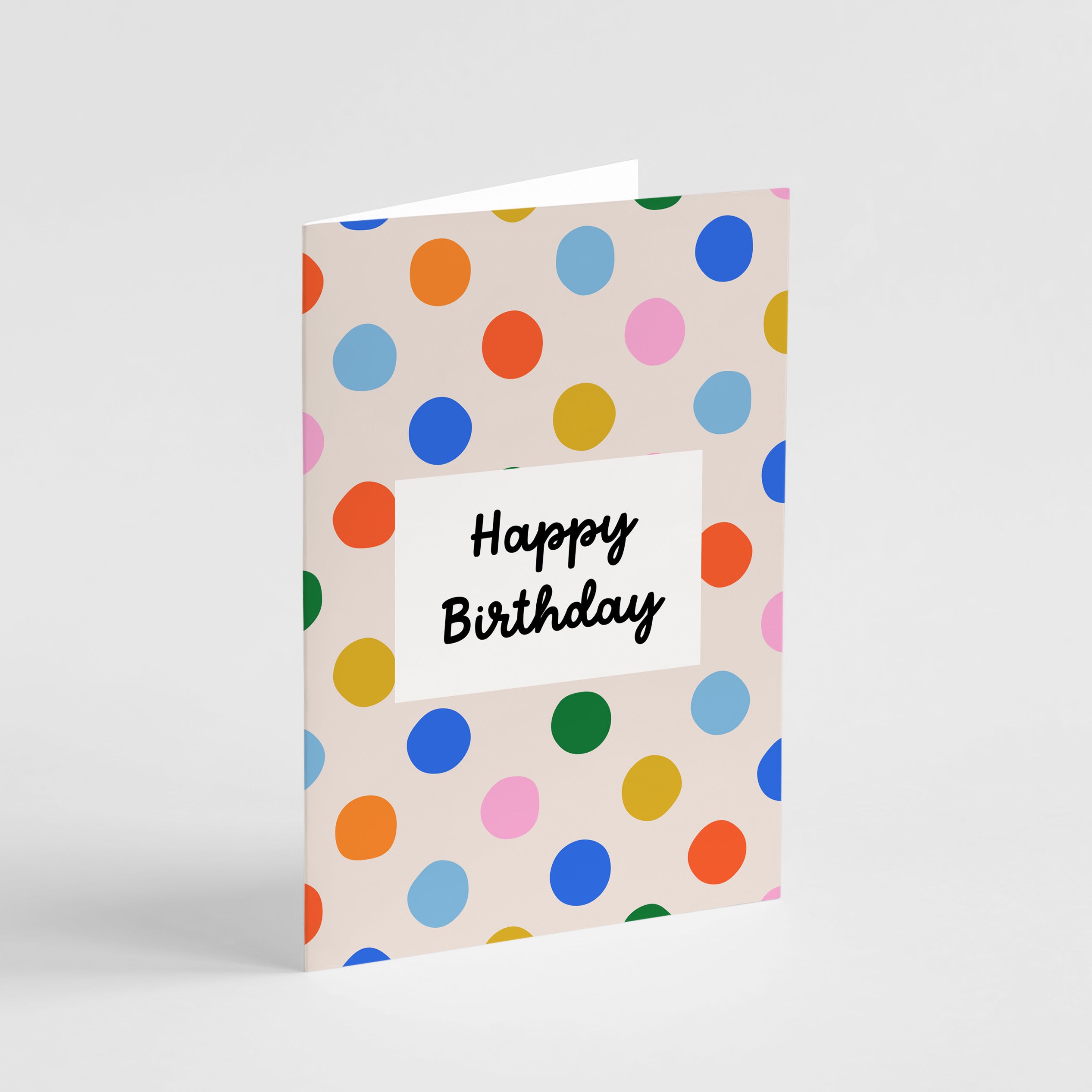 Mini Card : Colourful Dots Birthday