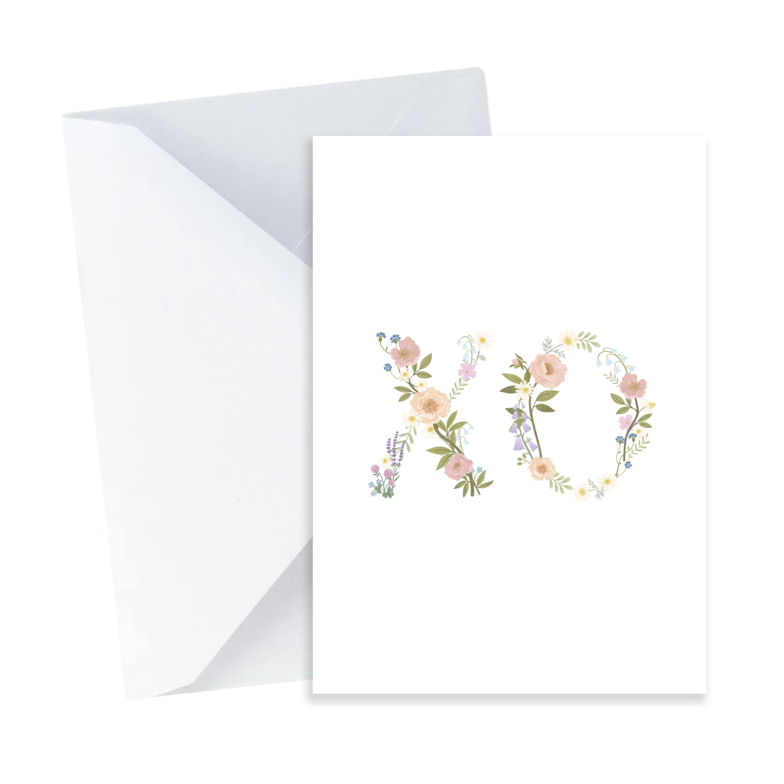 Mini Card : Floral XO
