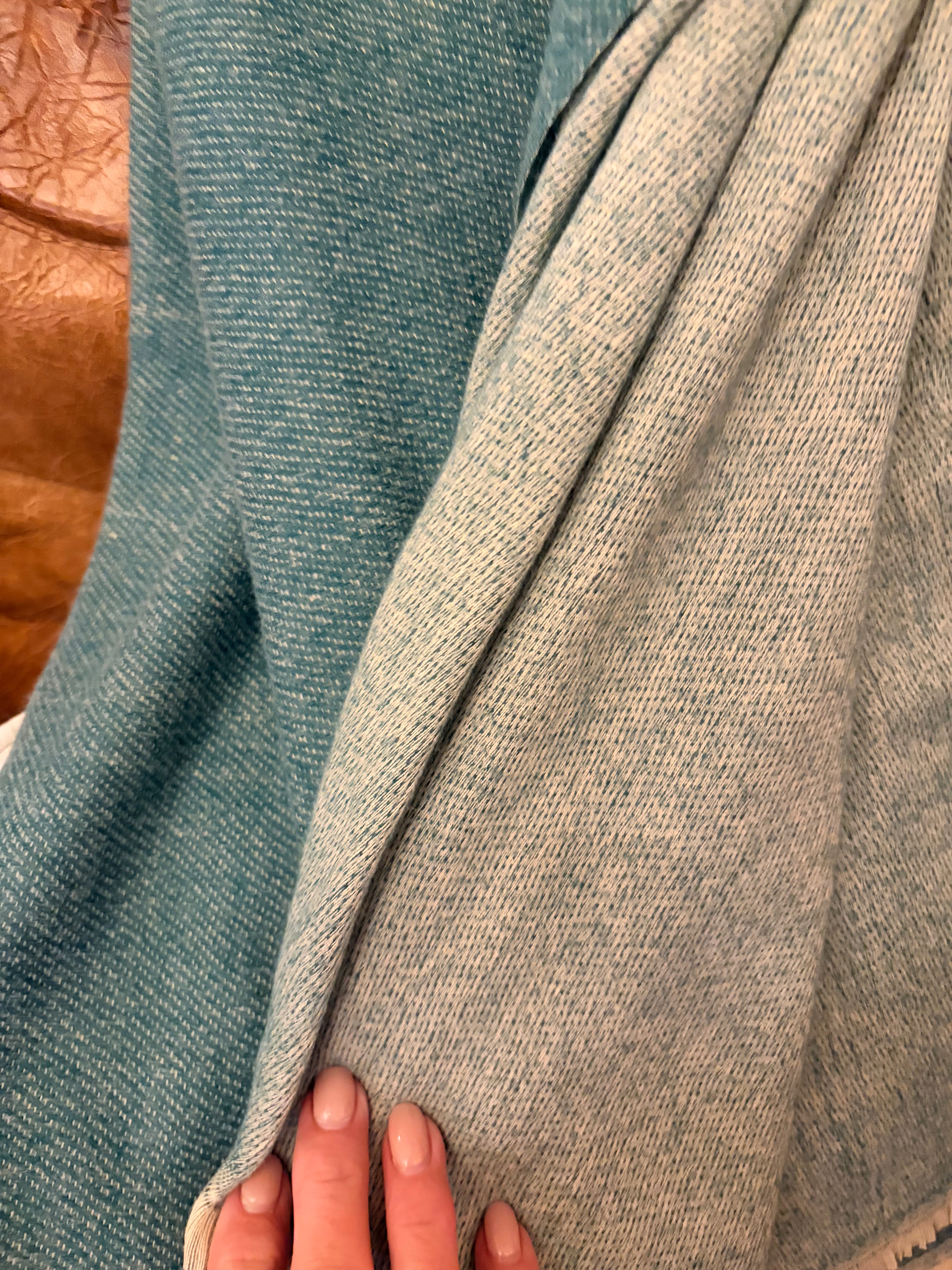 Throw Cashmere Two-Tone XL