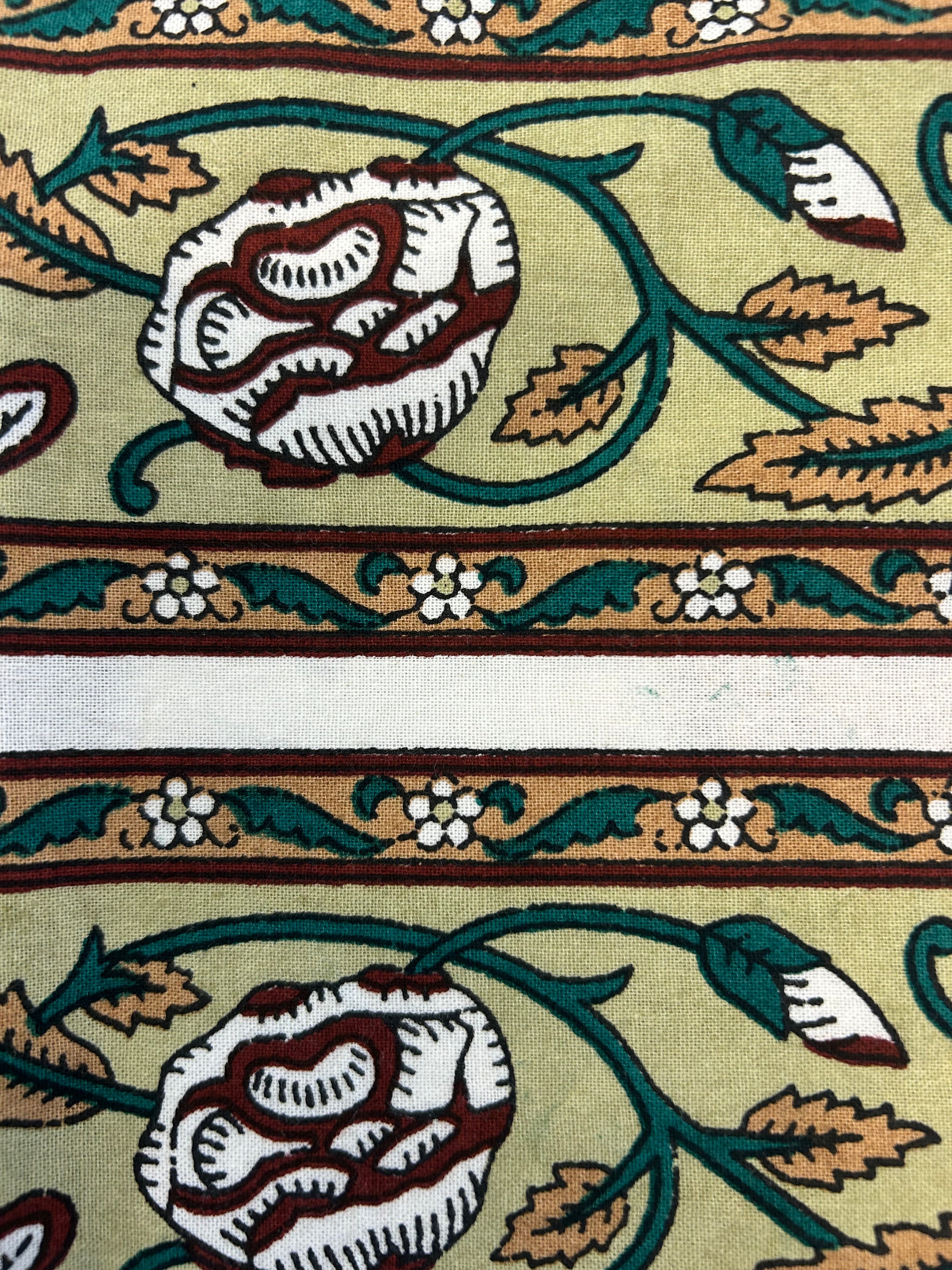 Block Print Pillow Cases Marigold