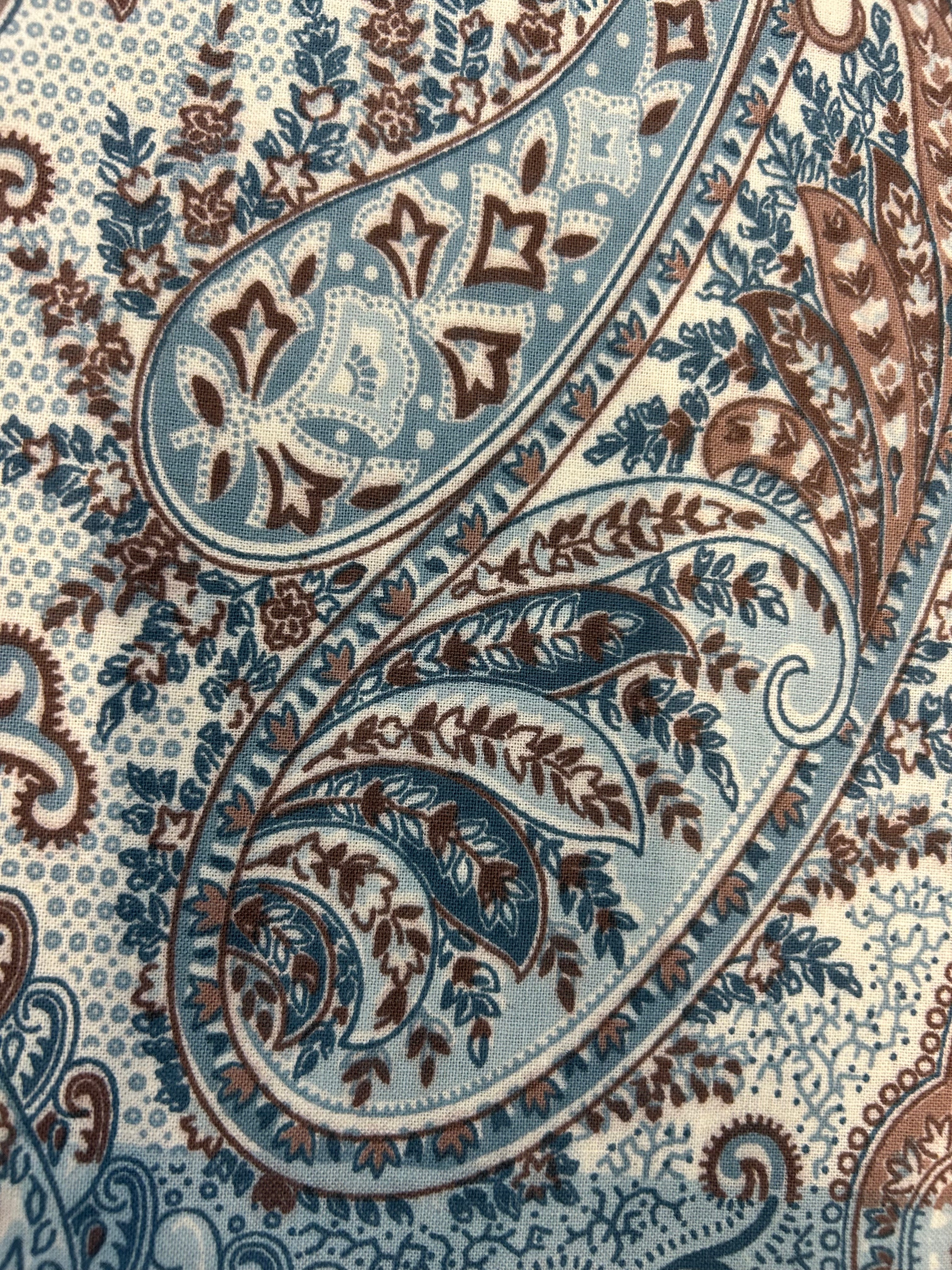Block Print Pillow Cases Paisley Teal