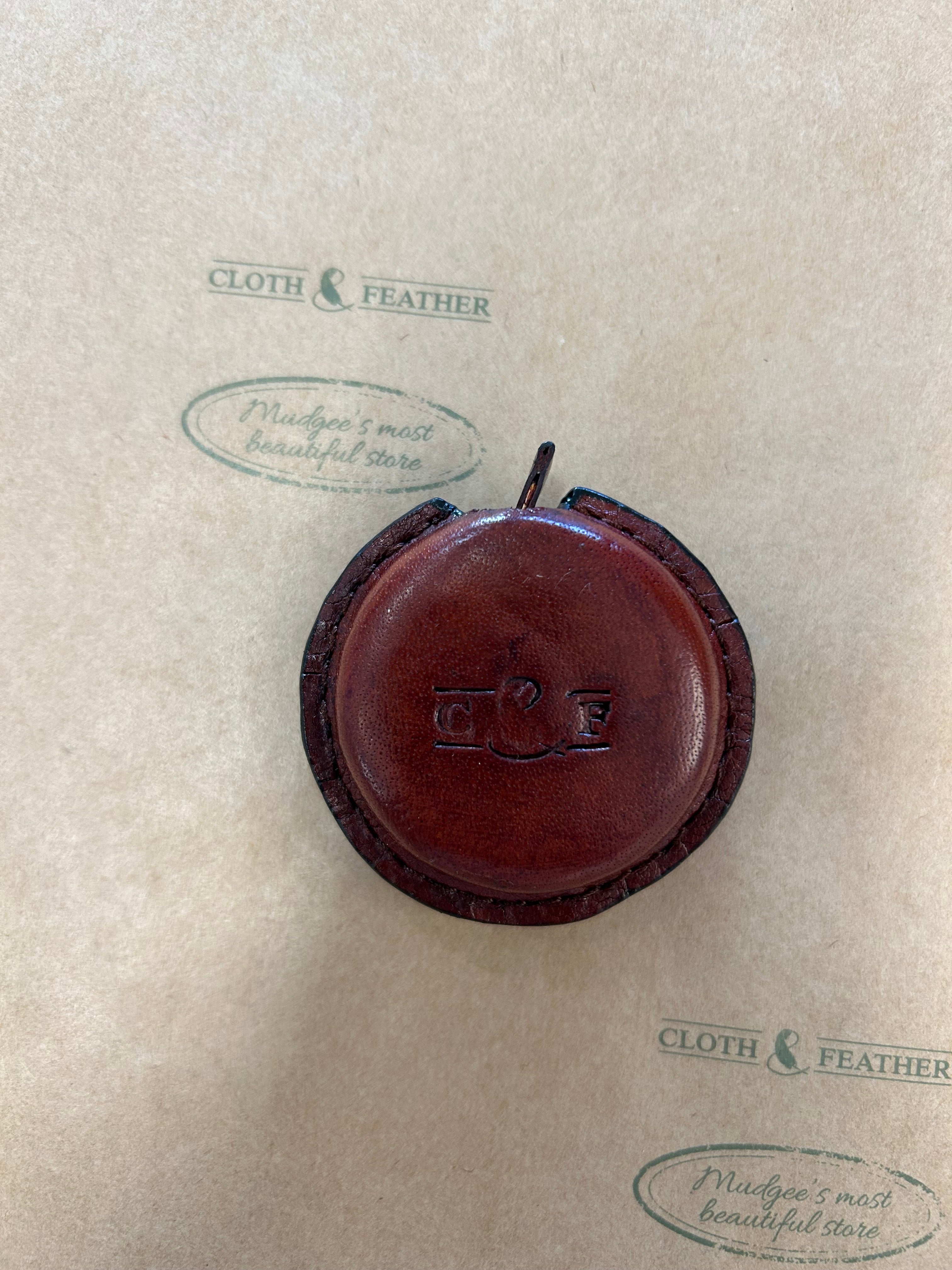 Tan Leather Measure Tape