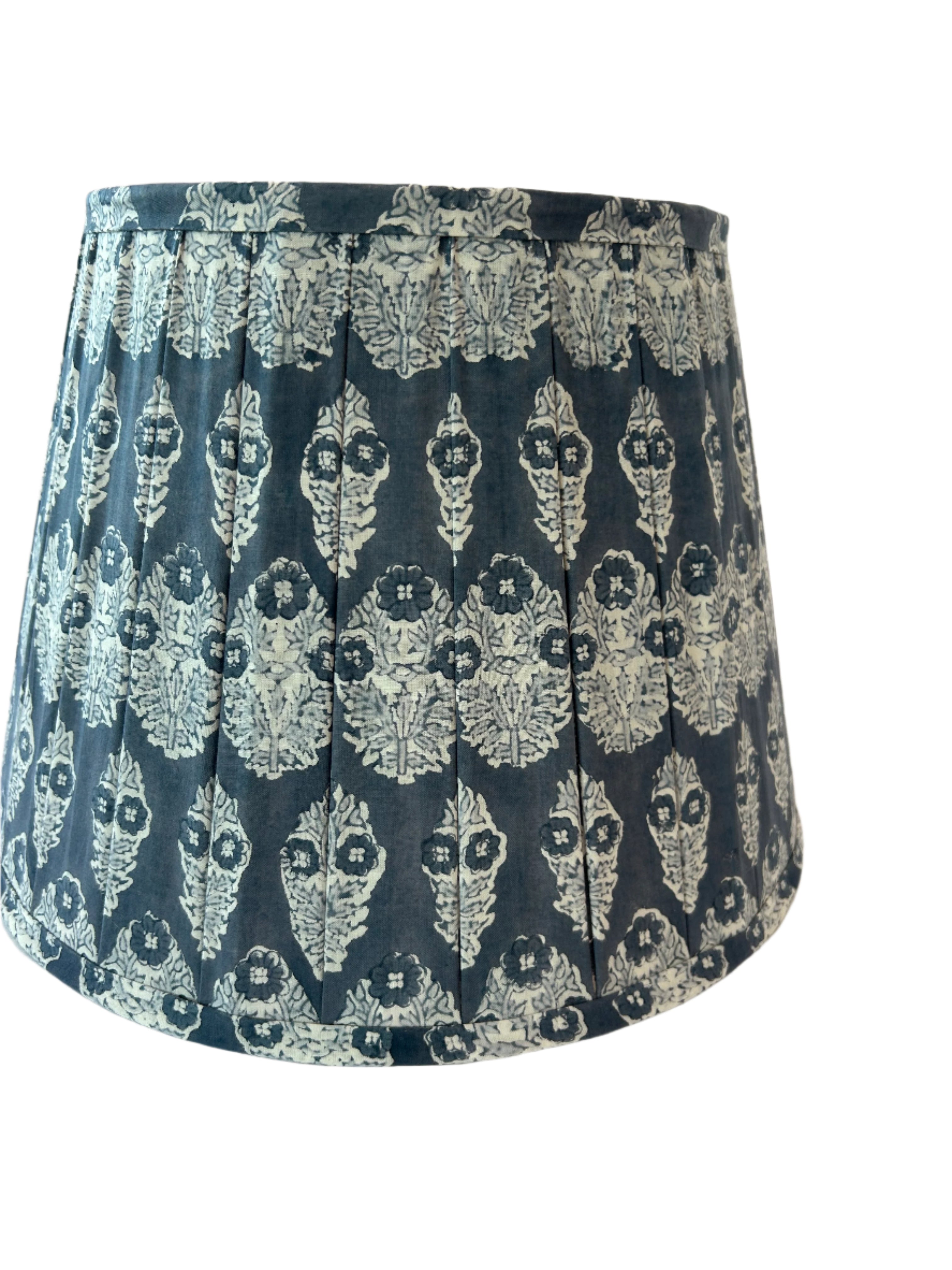 Lamp Shade Block Print Sundar Navy