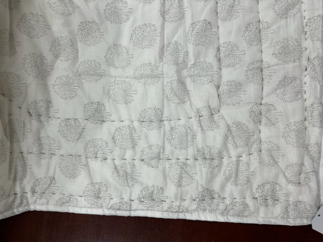 Bedspread Quilt Taupe Palm
