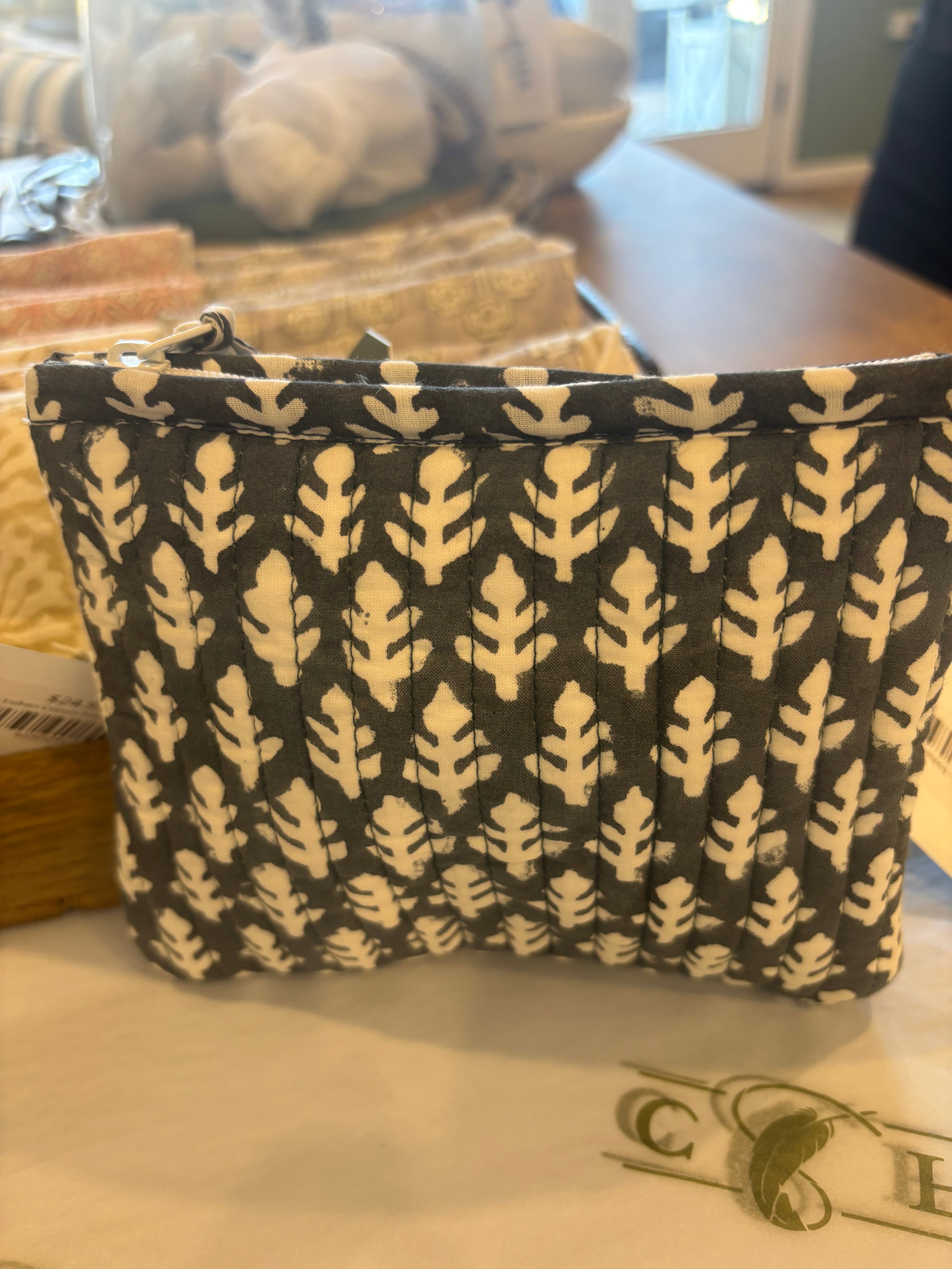 Block Print Accessories Pouch