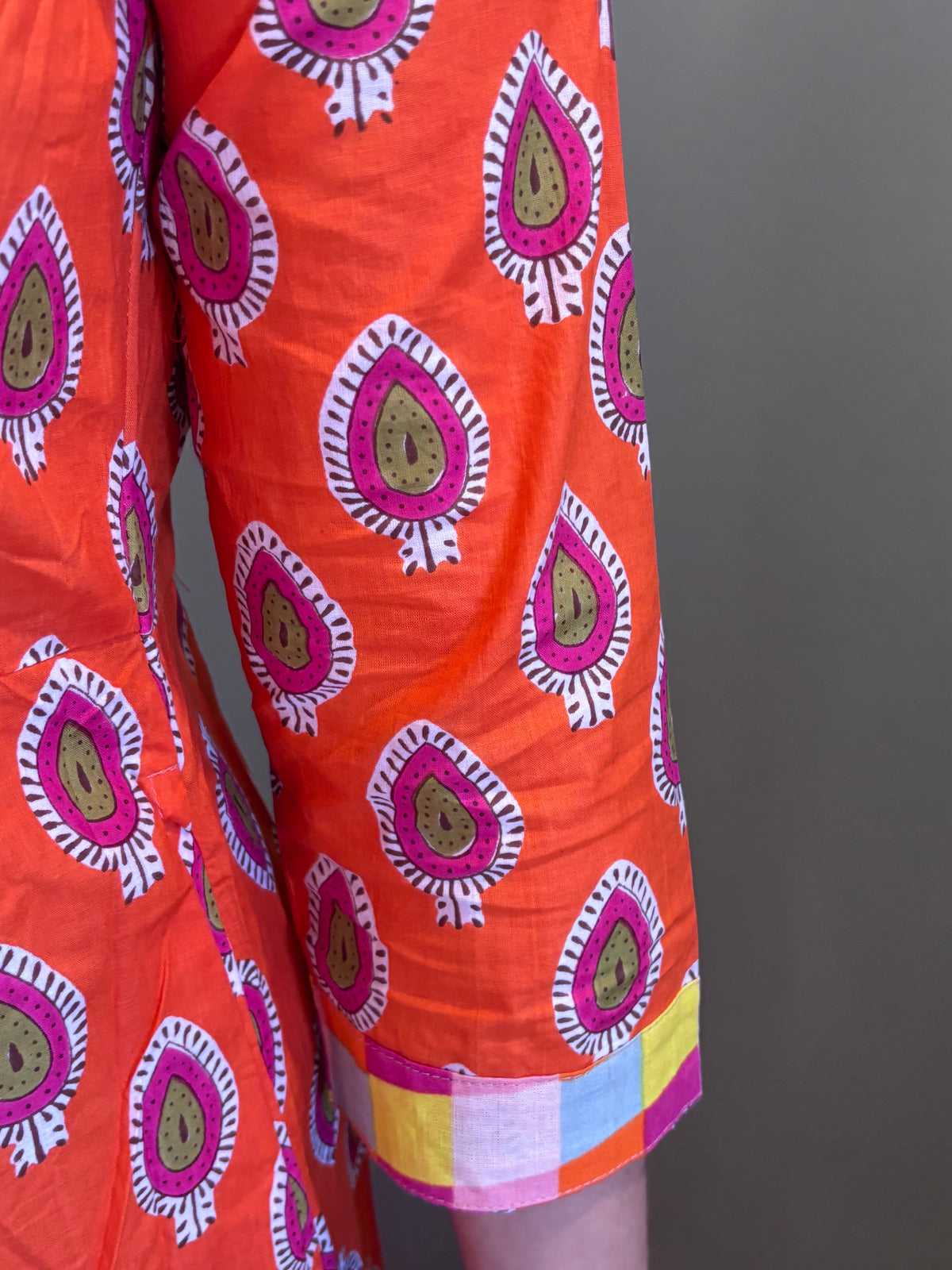 Dress Block Print Amber