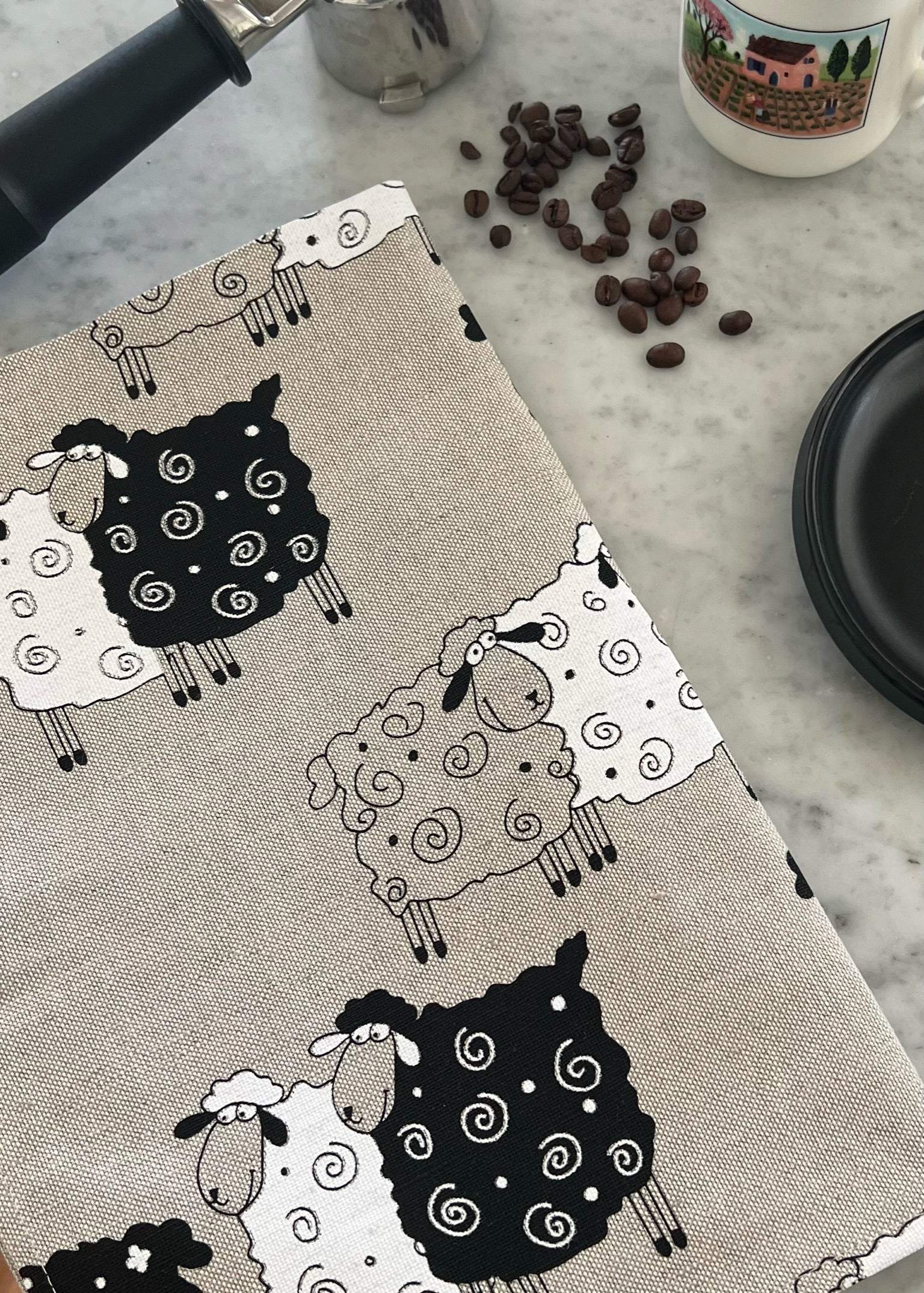 Tea Towel Large Sheep