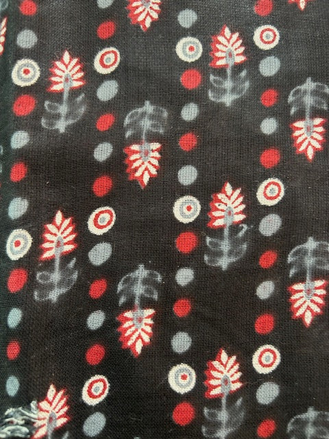 Hand Loomed Scarf - Floral