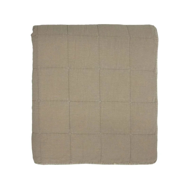 Freya Quilt Taupe Med (QUEEN) 220x245cm