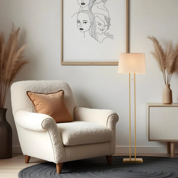 Arden Floor Lamp - Oval Shade