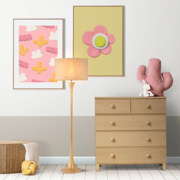 Soraya Floor Lamp - Oak