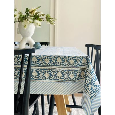 Block Printed Table Cloth 170x270cm Pammie
