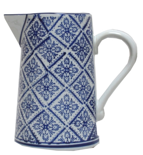 MING-Blue & White JUG 20cm