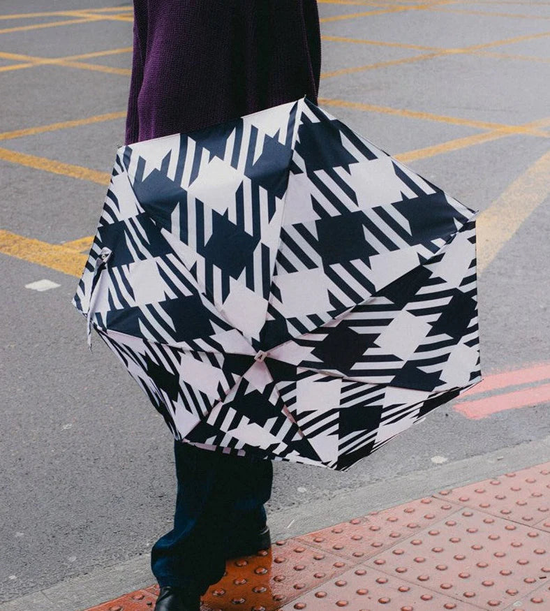 Umbrella SMITH Anatole Black Gingham