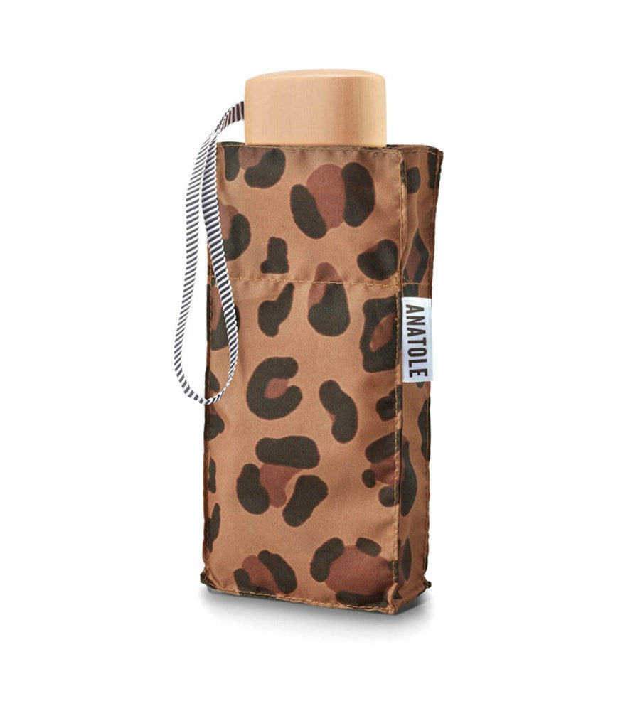 Anatole Umbrella Compact Leopard