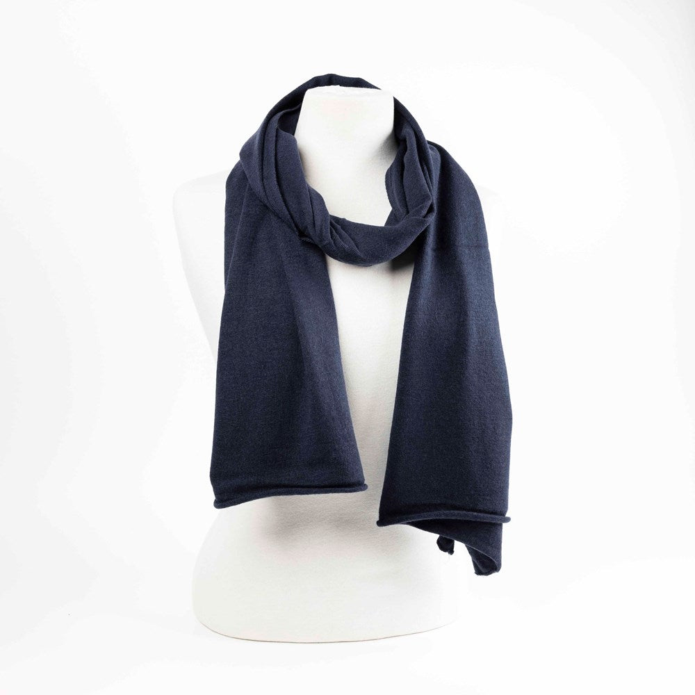 Scarf Leah Cashmere Blend Navy