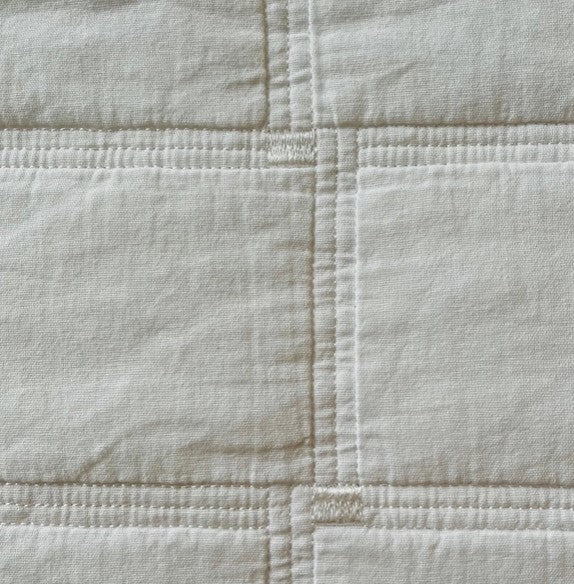 Quilt - Organic Stone Washed White