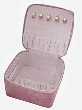 Luxe Velvet Large Jewellery Cube Musk