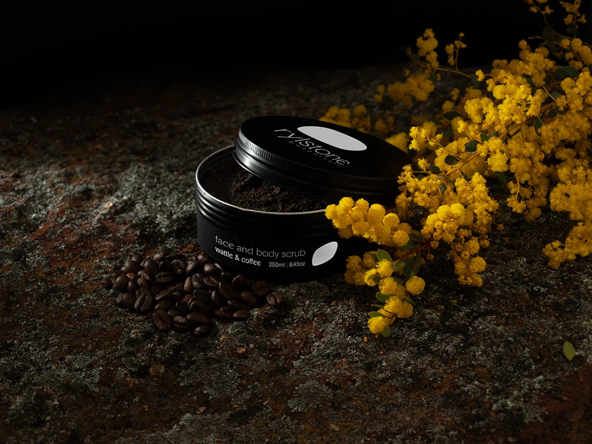 Body & Face Scrub : Wattle & Coffee RB