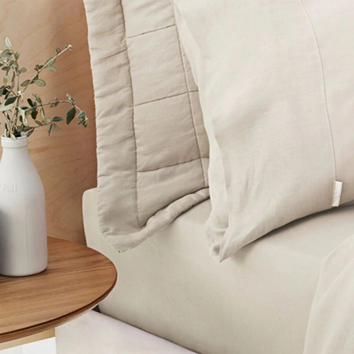 Sheridan Linen Flax Fitted Sheet Queen