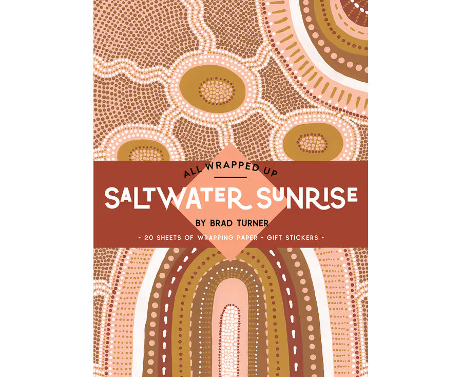 Saltwater Sunrise Wrapping Paper book