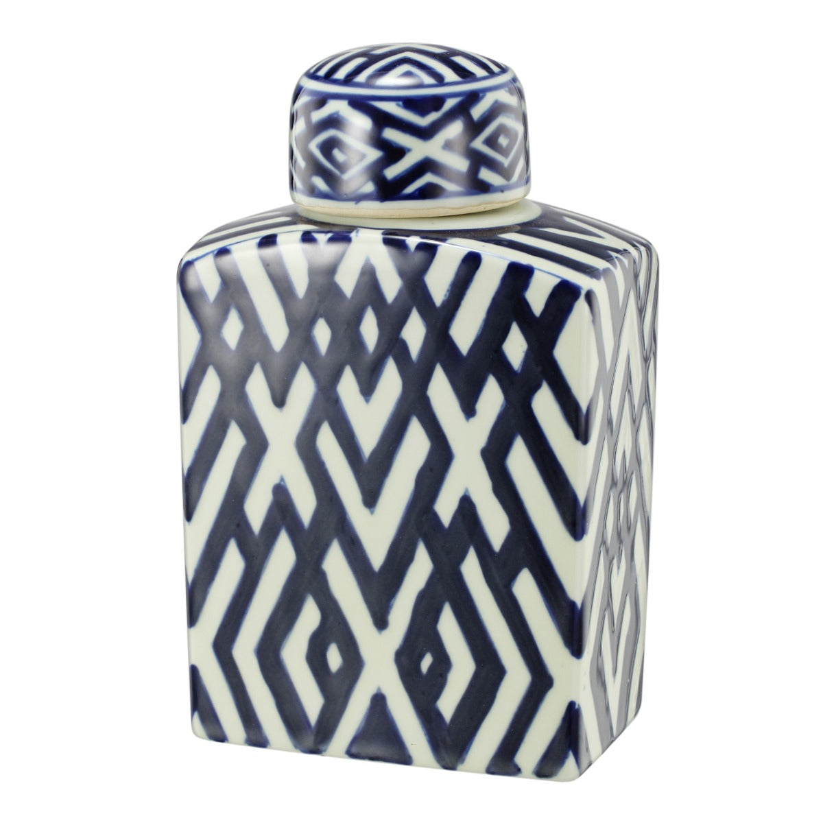 CARLYLE LIDDED JAR,RECTANGLE"