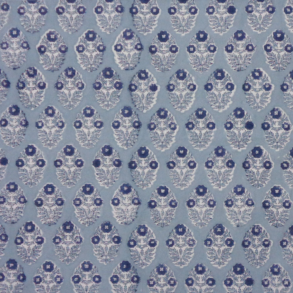 Napkin Block Print Boota Starlight Blues (Set/4)