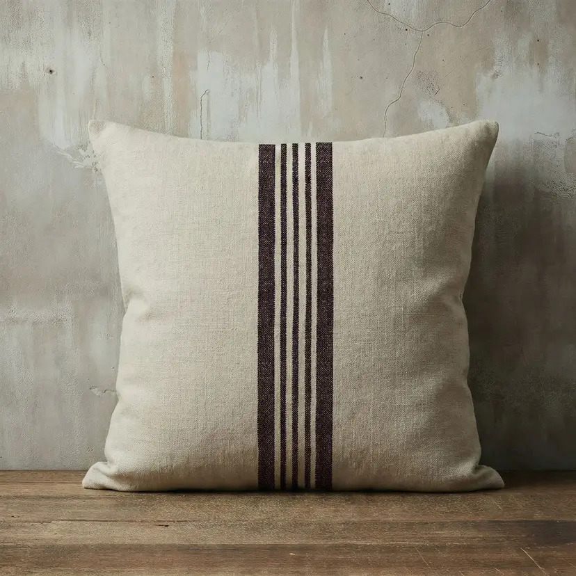 Cushion Grainsack Oxford Berry 50x50cm