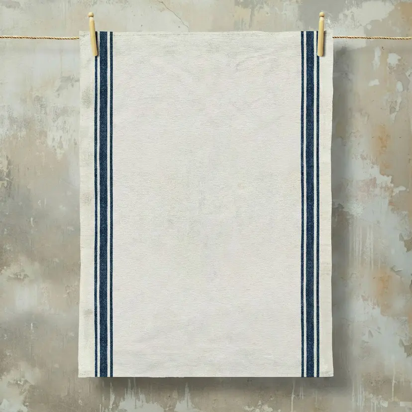 Grainsack Cambridge Denim Tea Towel