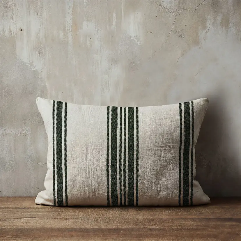Cushion Grainsack Oxford Olive 40x60cm