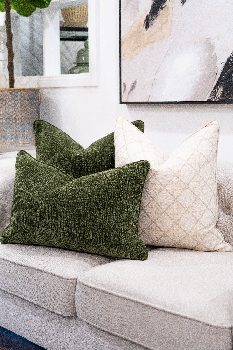 Cushion Venetia 55x55cm Olive Green