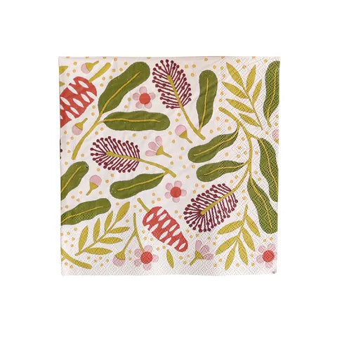 Napkins Banksia 20pk 3 Ply 33cm
