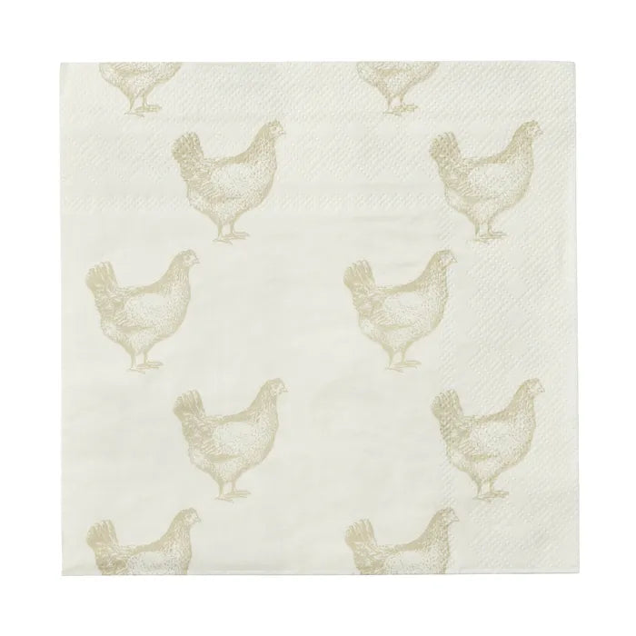Natural Chooks 20pk Paper Napkins