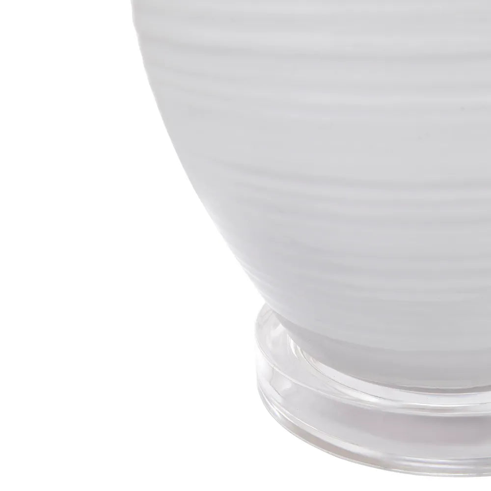 Detail of base white lamp