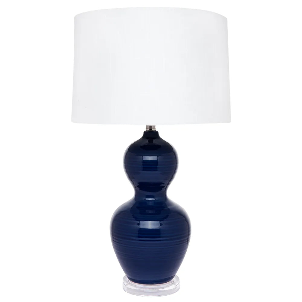 Bronte Table Lamp & Shade (Navy)