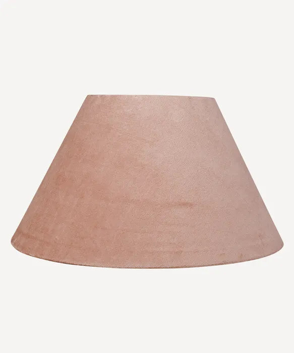 Velvet Coolie Shade Blush 35cmLx16.5cmWx21cmH