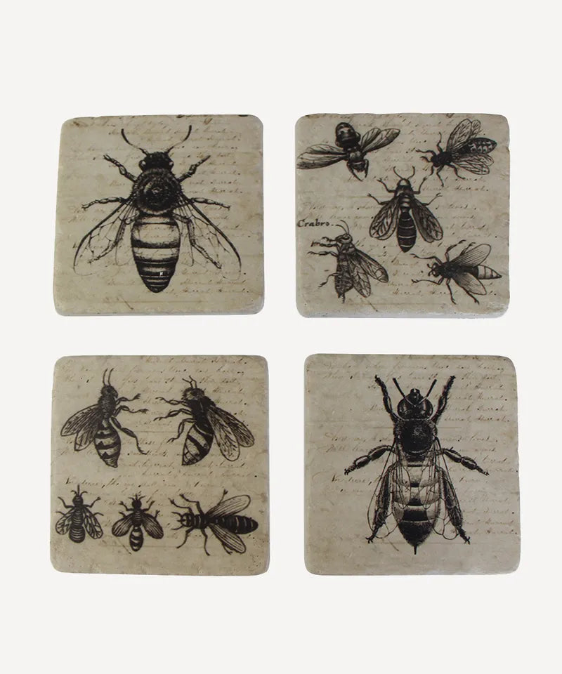 Coasters Bees (4PC)